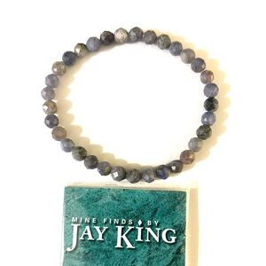 New / never worn - Purple faceted Jay King stretch Bracelet